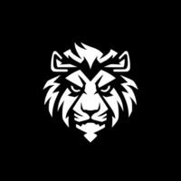 tigre - Preto e branco isolado ícone - ilustração vetor