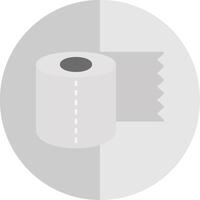 banheiro papel plano escala ícone vetor