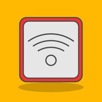 Wi-fi preenchidas sombra ícone vetor