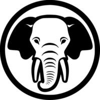 elefante, minimalista e simples silhueta - ilustração vetor