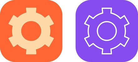 configuração engrenagem ícone Projeto vetor