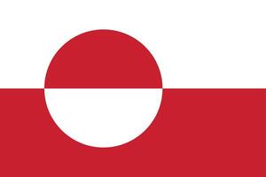 bandeira da Groenlândia vetor