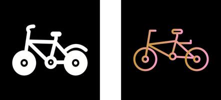 bicicleta Eu ícone Projeto vetor