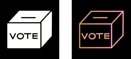 votação caixa ícone Projeto vetor