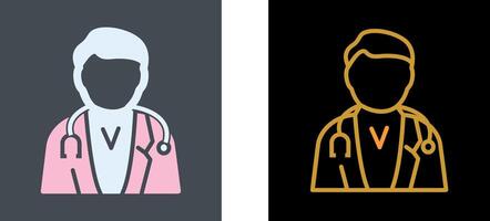 design de ícone de médico masculino vetor