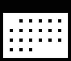 calendário ícone símbolo imagem para cronograma ou compromisso vetor