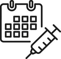 calendário ícone símbolo imagem para cronograma ou compromisso vetor