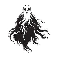 ilustração do fantasma em branco fundo vetor