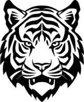 tigre - minimalista e plano logotipo - ilustração vetor