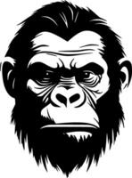 chimpanzé - Alto qualidade logotipo - ilustração ideal para camiseta gráfico vetor