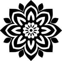 mandala - minimalista e plano logotipo - ilustração vetor