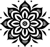 mandala - minimalista e plano logotipo - ilustração vetor