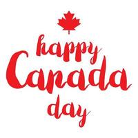 Feliz dia do Canadá vetor