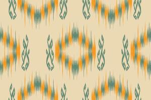 tecido ikat sem costura padrão geométrico étnico tradicional bordado style.design para fundo, tapete, tapete, sarongue, roupas, ilustração. vetor