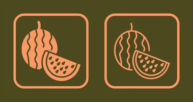 design de ícone de melancia vetor