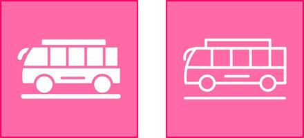 design de ícone de ônibus vetor