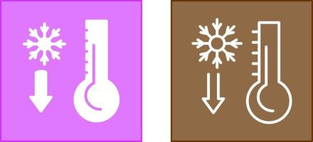 projeto do ícone do termômetro vetor