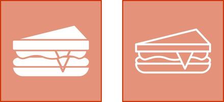 design de ícone de sanduíche vetor
