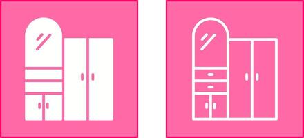 design de ícone do armário vetor