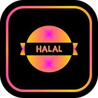 halal adesivo ícone Projeto vetor