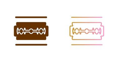 design de ícone de lâmina de barbear vetor