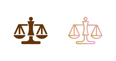 design de ícone de escala de justiça vetor