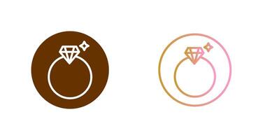 design de ícone de anel vetor