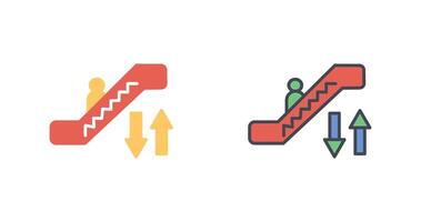 design de ícone de escada rolante vetor