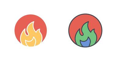 design de ícone de fogo vetor
