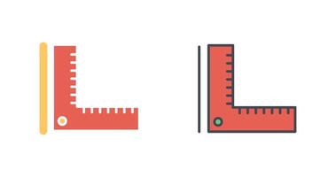 design de ícone de régua vetor