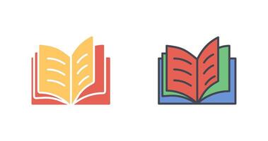 design de ícone de livro aberto vetor