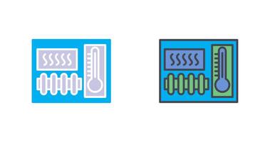 design de ícone de elemento de aquecimento vetor