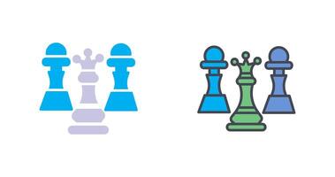 design de ícone de xadrez vetor