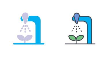 design de ícone do sistema de irrigação vetor