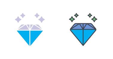 desenho de ícone de diamante vetor