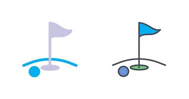 design de ícone de golfe vetor