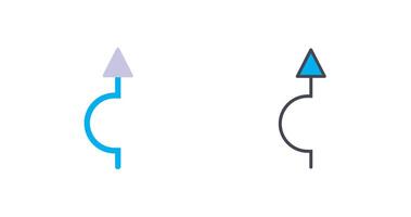 seta apontando acima ícone Projeto vetor