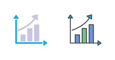 Aumentar Estatisticas ícone Projeto vetor