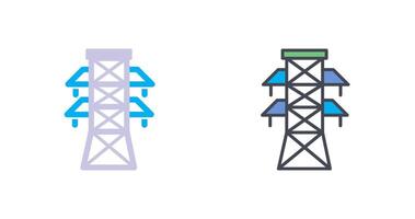 eletricidade torre ícone Projeto vetor