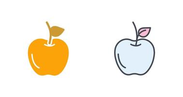 design de ícone de maçã vetor