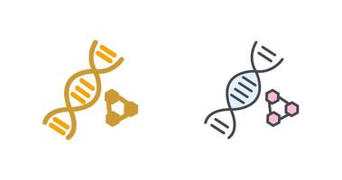 design de ícone de dna vetor