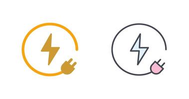 design de ícone de eletricidade vetor