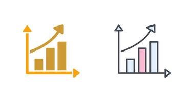 Aumentar Estatisticas ícone Projeto vetor