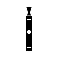 eletrônico cigarro ícone em branco fundo vetor