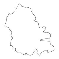 vejle município mapa, administrativo divisão do Dinamarca. ilustração. vetor