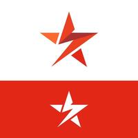 s Estrela logotipo Projeto dentro brilhante vermelho cor, marca identidade logotipo Projeto ilustração modelo vetor