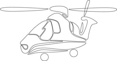 subindo para Novo alturas com nosso detalhado helicóptero ilustração vetor