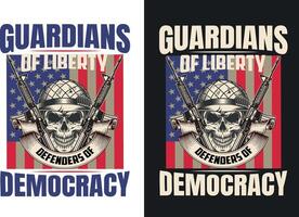 guardiões do liberdade defensores do democracia vetor