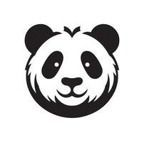 panda ilustração Projeto silhueta estilo vetor