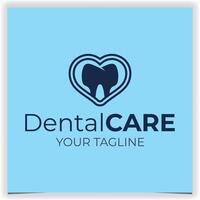 modelo de design de logotipo dental vetor